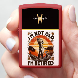 Timeless Retirement Attitude Zippo Lighter