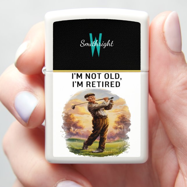 Timeless Retirement Zippo Lighter (In Hand)