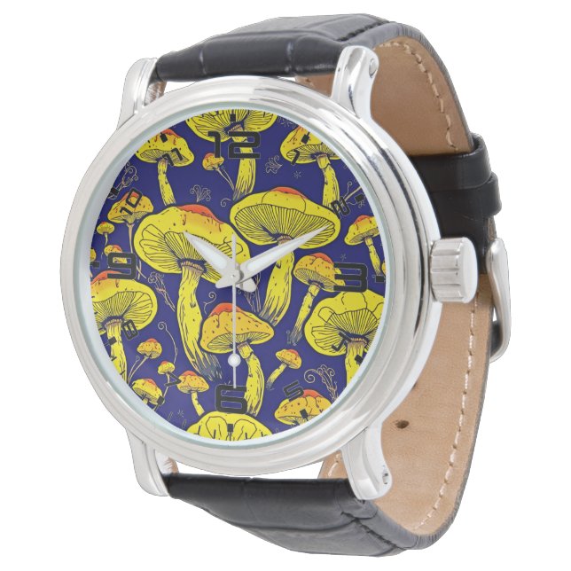 Timeless Retro Mushroom Watch (Angled)