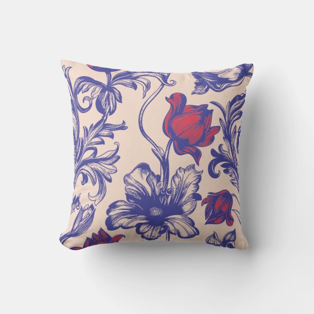 Timeless Romance Throw Pillow (Front)