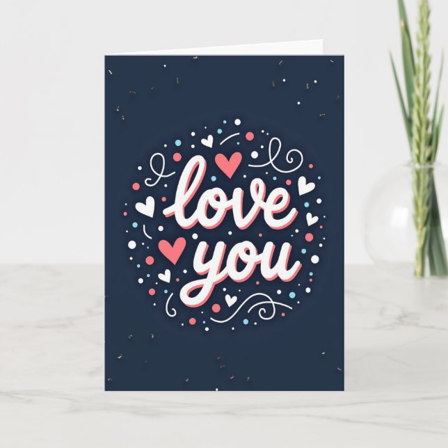 Timeless Romantic Love Card (Front)