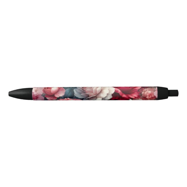 Timeless Rose Floral Charm Pen (Front)