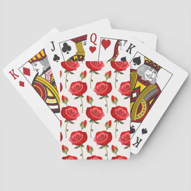 Timeless Rose Poker Cards (Back)