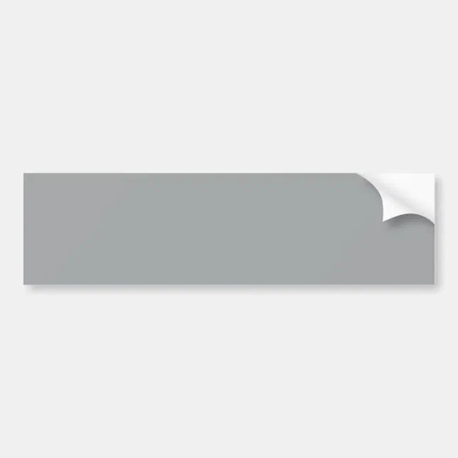 Timeless - Silver Gray Bumper Sticker | Zazzle