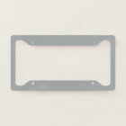 Timeless - Silver Gray License Plate Frame