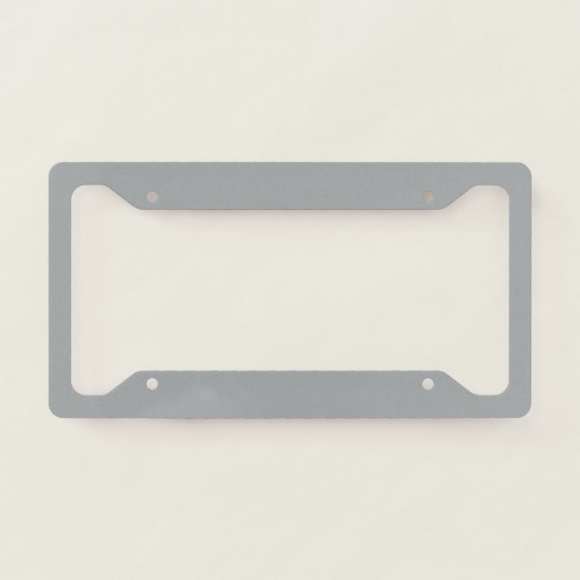 Timeless - Silver Gray License Plate Frame (Front)