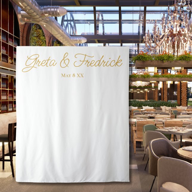 Timeless Simple Minimalist White Gold Backdrop (Creator Uploaded)