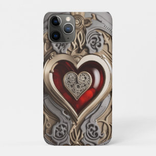 Timeless Steampunk Heart of Love iPhone 11 Pro Case