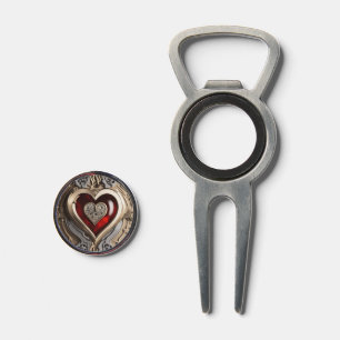 Timeless Steampunk Heart of Love Divot Tool