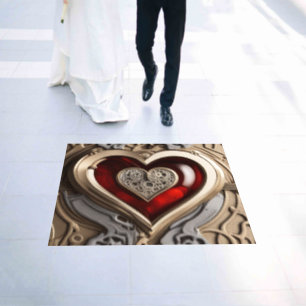 Timeless Steampunk Heart of Love Floor Decals