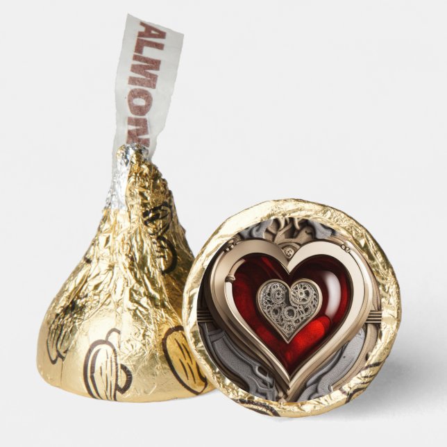 Timeless Steampunk Heart of Love Hershey®'s Kisses® (Front)