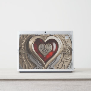 Timeless Steampunk Heart of Love HP Laptop Skin