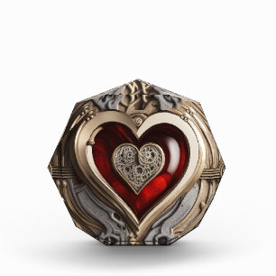 Timeless Steampunk Heart of Love Photo Block