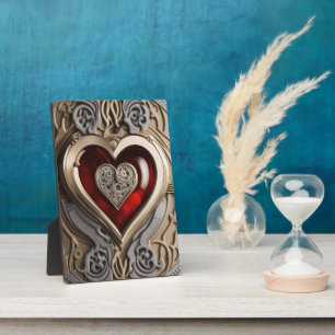 Timeless Steampunk Heart of Love Plaque