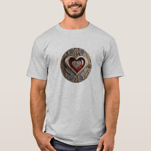 Timeless Steampunk Heart of Love T-Shirt