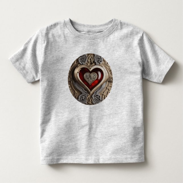 Timeless Steampunk Heart of Love Toddler T-shirt (Front)