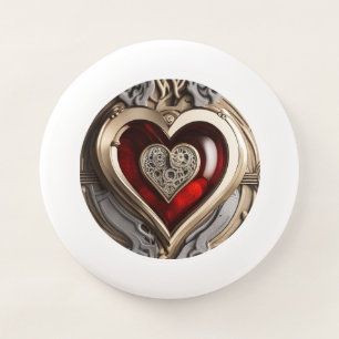 Timeless Steampunk Heart of Love Wham-O Frisbee