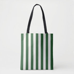 Timeless Stripes Green Tote Bag