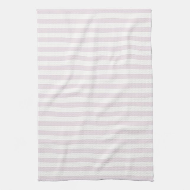 Timeless Stripes Pastel Pink Kitchen Towel (Vertical)