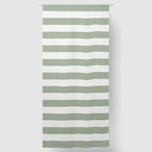 Timeless Stripes Sage Green Blackout Curtains