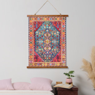 Timeless Tapestry: Colorful Moroccan Heritage Hanging Tapestry
