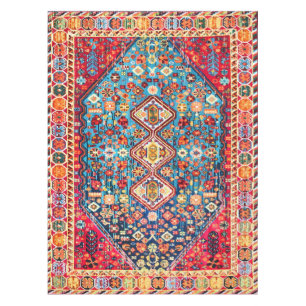 Timeless Tapestry: Colorful Moroccan Heritage Tablecloth