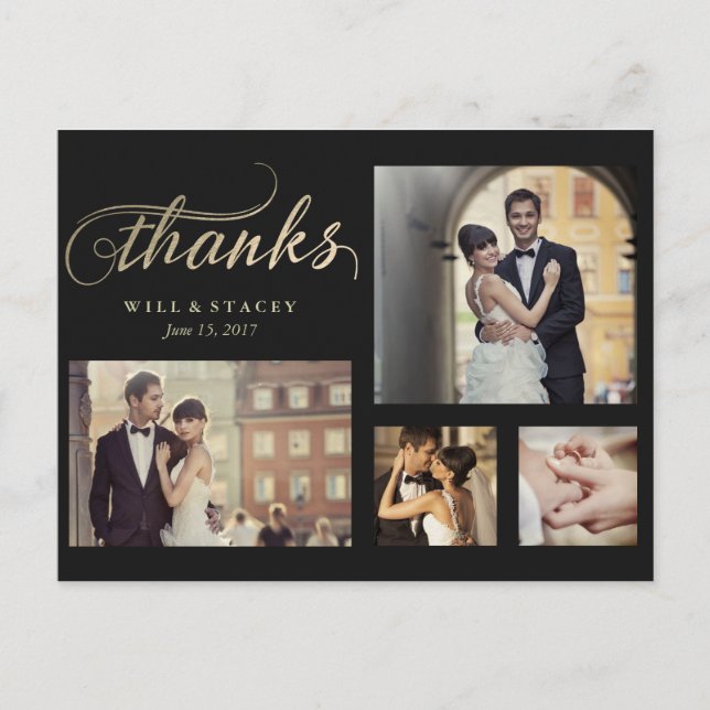 Timeless Thank You Postcard (Front)