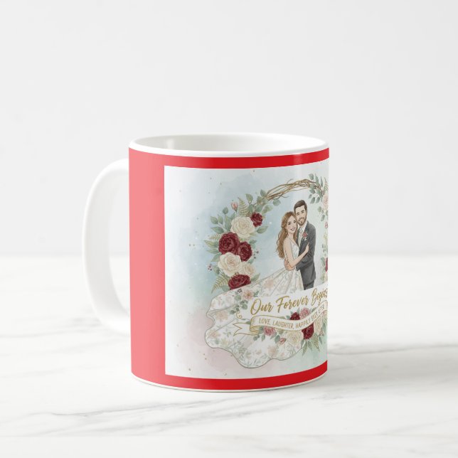 Timeless Together red Coffee Mug (Front Left)
