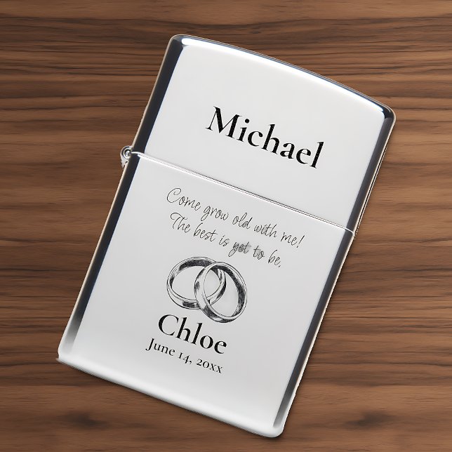 Timeless Token of Love Wedding Day Gift to Spouse Zippo Lighter (Creator Uploaded)