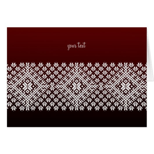 Timeless Traditional Nordic Design Cards (Front Horizontal)
