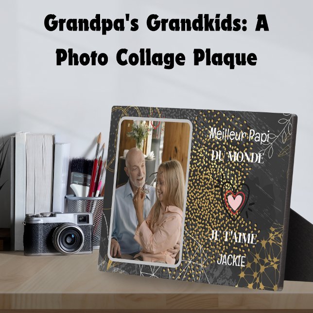 Timeless Treasures: Personalized Grandpa & Photo  Plaque (Timeless Treasures: Personalized Grandpa & Photo Plaque)