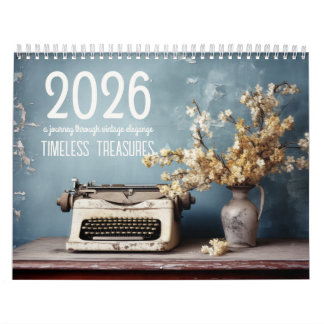 Timeless Treasures - Vintage Elegance Calendar