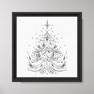 Timeless Tree Wrapped Canvas Print – Black Frame