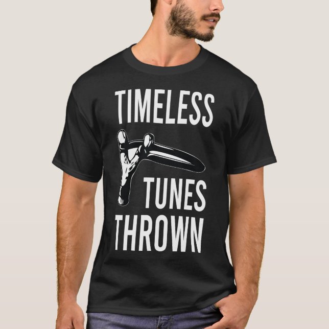 Timeless Tunes Thrown - Punk Rock T-Shirt (Front)