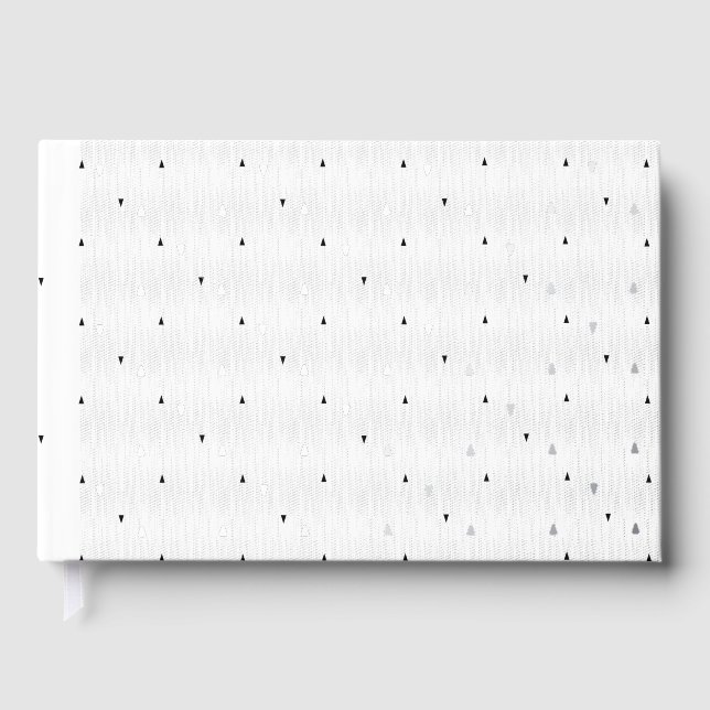 Timeless Valentine's Elegance Foil Guest Book (Front)