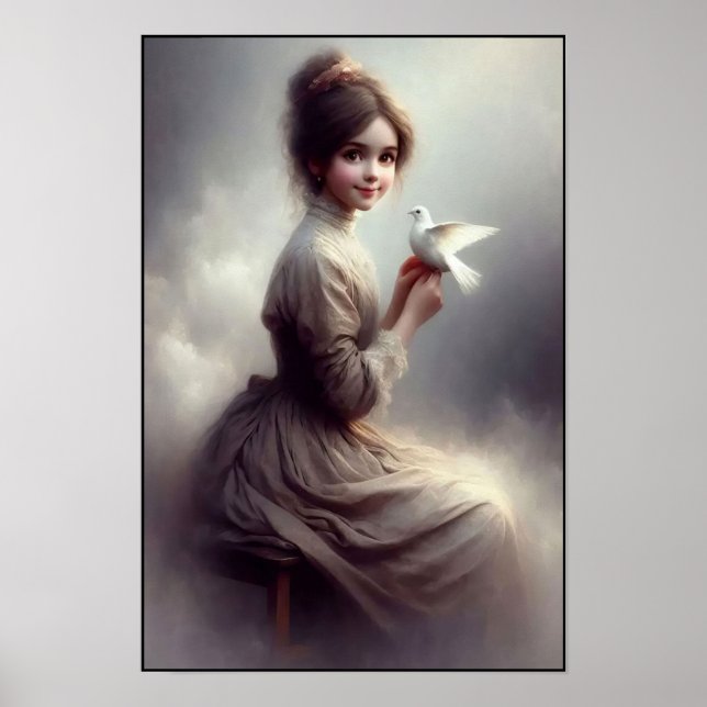Timeless Victorian Era Elegance Wall Poster (Front)