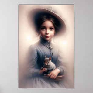 Timeless Victorian Era Elegance Wall Poster