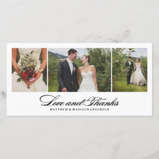 Timeless | Wedding Thank You Photo Card