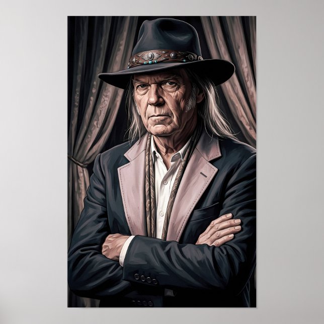 Timeless Western Reverie Portrait Poster (Front)