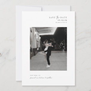 Timeless with Script Accents Save The Date Card