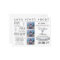Timeline in light gray Save the Date Post Card