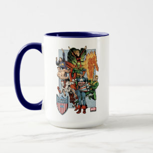 Timely Comics Marvel Heroes Graphic Mug