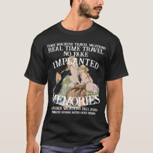 TimeMachine Travel Vacations Mermaids Murder 71BC T-Shirt