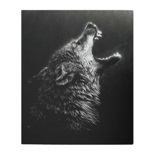 Timer Art Print Designs Animal Wolf Modern