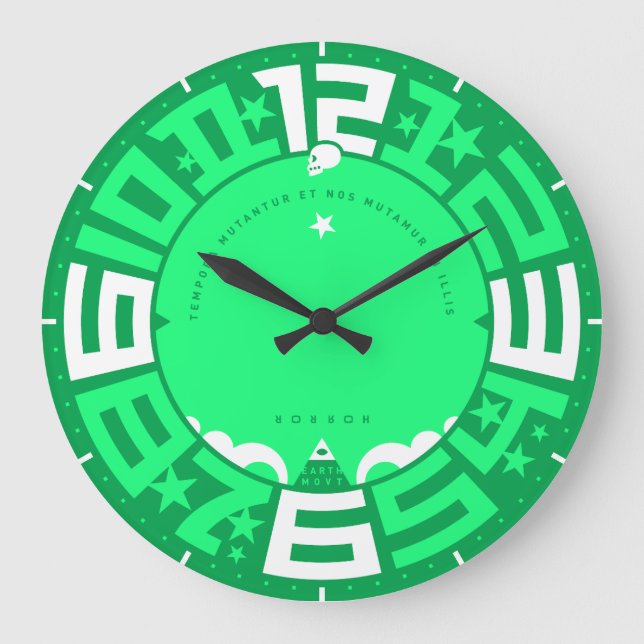 Times Change and We Change With Them Large Clock (Front)