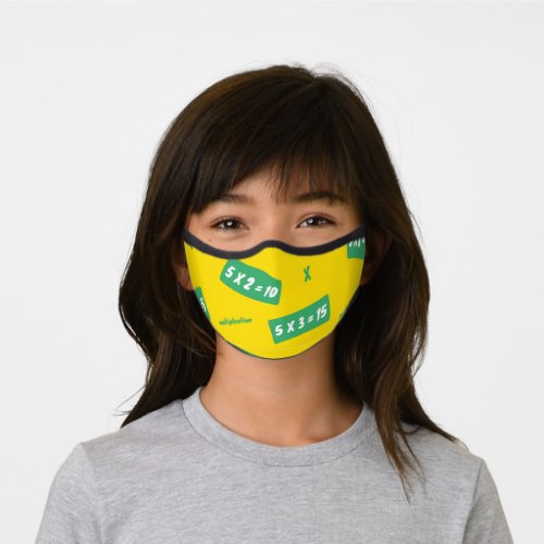 Times five yellow learning premium face mask