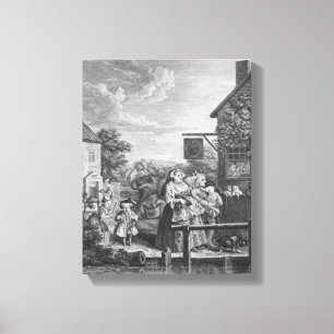 Times of the Day, Evening, 1738 Canvas Print