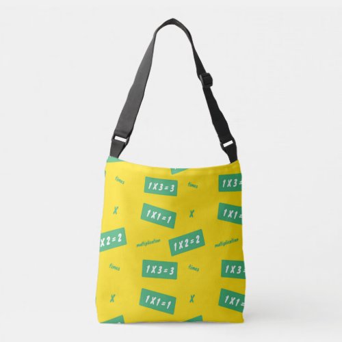 Times one yellow learning crossbody bag