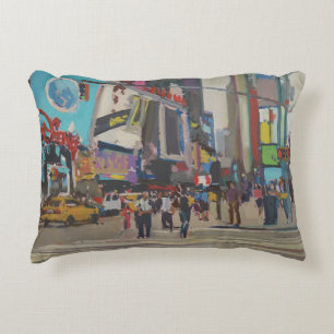 Times Square 2012 Decorative Pillow