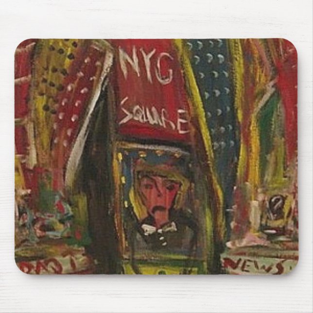 TIMES SQUARE ALIEN MOUSE PAD (Front)